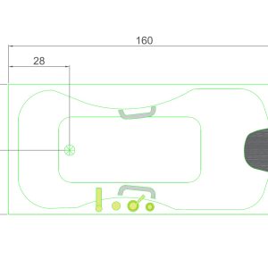 جکوزی یک نفره شاینی مدل N-JA005