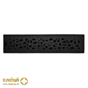کفشور خطی مشبک آلومینیومی درب استیل دو حالته 30 سانتی سارانیک کد TD404